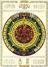 Sagittarius-Aztec Sun Disk